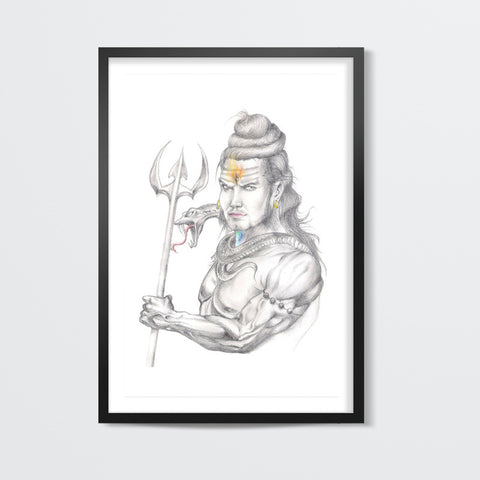 Lord Shiva Sketch PNG Transparent Images Free Download | Vector Files |  Pngtree
